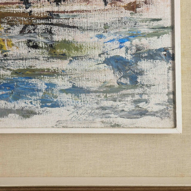 Paolo Zauli, Landscape, 1962, Painting For Sale - Image 5 of 7