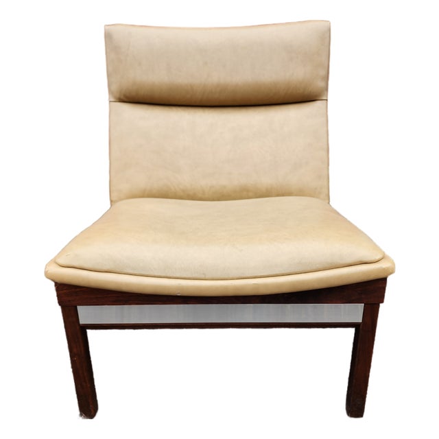 1950s Attributed to Arthur Umanoff Walnut Modular Chair for Madison Furniture For Sale