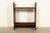 Mission Lakeside Craft Shops Antique Mission Oak Arts & Crafts Cutout Book Trough or Magazine Stand, Newly Refinished For Sale - Image 3 of 11