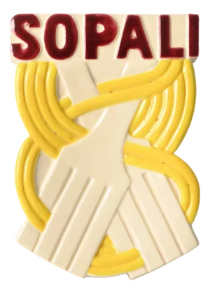 Vintage Sopali Pasta Advert Bowl, 1950s