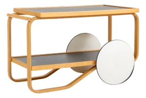 Model 901 Tea Trolley by Alvar Aalto for Artek, 1990s