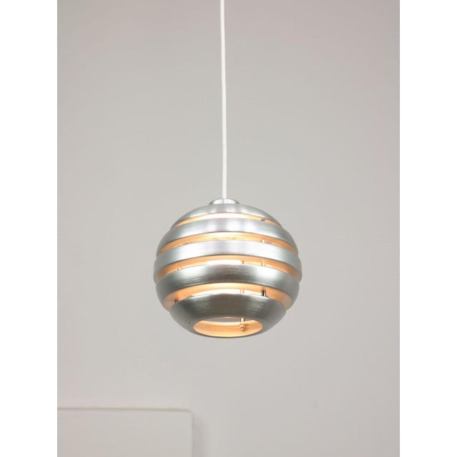 Vintage Italian Aluminum Beehive Pendant Lamp, 1980s For Sale - Image 11 of 18