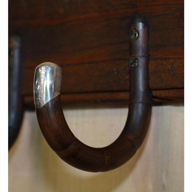 Antique Victorian Sterling Silver Coat Rack For Sale - Image 4 of 14