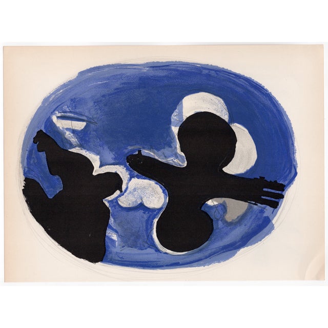 Modern Georges Braque, Flying Birds & Bird, 1955, Lithograph For Sale - Image 3 of 3