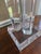 Mid 20th Century Mid-Century Modern Glacier Skyscraper Lucite Table Lamp For Sale In Indianapolis - Image 6 of 10