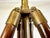 Antique French Brass Tripod Telescope, 1950s For Sale - Image 13 of 16