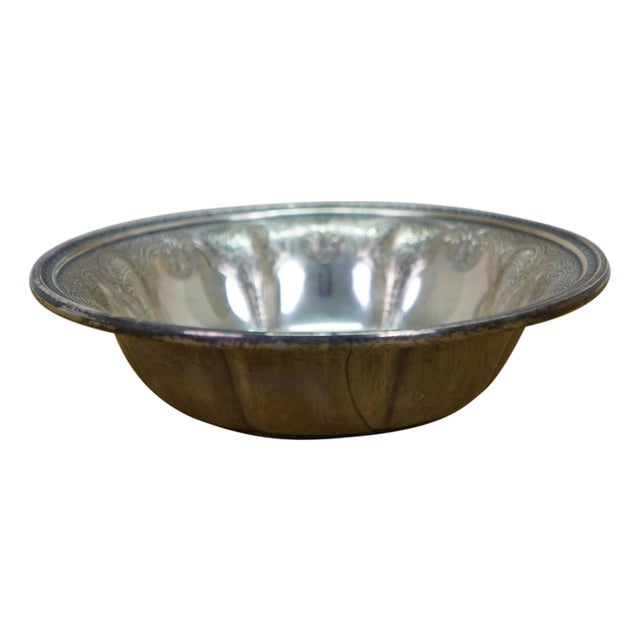 Late 20th Century International Sterling Silver B27 Persian Compote Bowl Dish 113g 6" For Sale