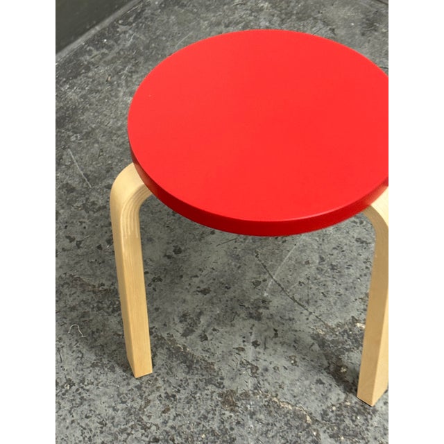 Alvar Aalto for Artek Stool, Model 60 For Sale - Image 10 of 12