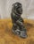 Stone Artist Signed Vintage Inuit Soapstone Sculpture of a Hunter With Seal For Sale - Image 7 of 7