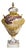 French Ornate Rams Head Potpourri Vase in Marble with Bronze For Sale