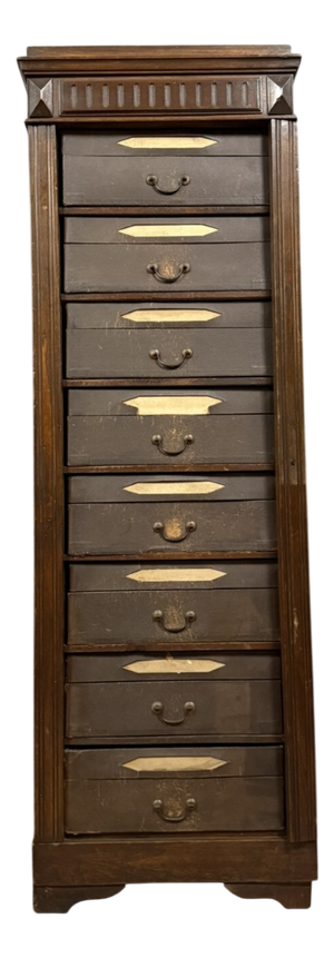 Napoleon III Oak Filing Cabinet, 1850s