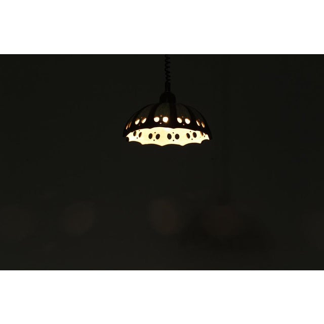 Ceramic Fat Lava Ceramic Pendant Light from Pan Leuchten, 1970s For Sale - Image 7 of 10