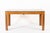 This beautiful antique Art Deco wooden dining room table is circa 1940. The table is exceptionally well-crafted from solid...