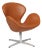 Swan Swivel Chair attributed to Arne Jacobsen for Fritz Hansen, Denmark, 1960s For Sale