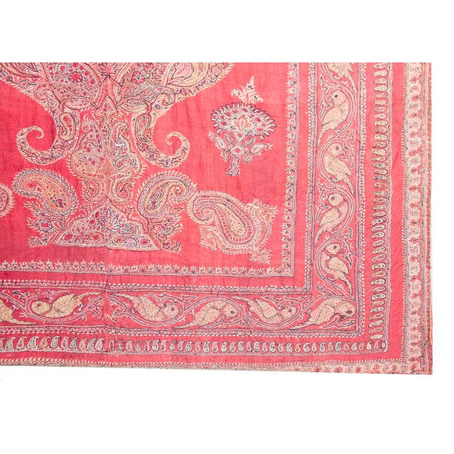 Late 19th Century Persian Kirman Suzani Rug For Sale - Image 13 of 15