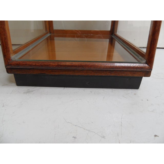 Wood Antique Bakery Display Cabinet in Oak, 1890s For Sale - Image 7 of 14