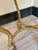 Hollywood Regency Vintage Italian Hollywood Regency Gilt Metal Rope & Tassel Vanity Stool For Sale - Image 3 of 10