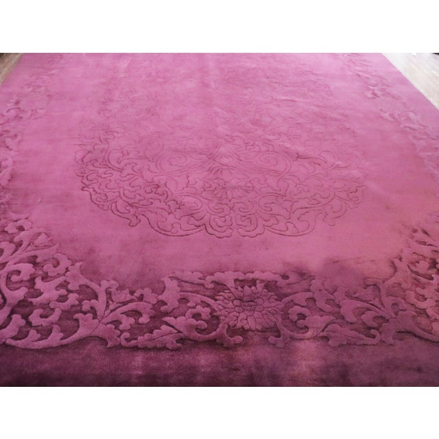 Art Deco Early 20th Century Antique Art Deco Chinese Rug For Sale - Image 3 of 10