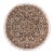 Shabby Chic 1990's Pak-Persian Green/Gray Wool Round Rug - 6'2'' X 6'3'' For Sale