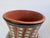 Ceramic Vintage Mexican Folk Art Hand-Painted Pottery Vase With Rabbits & Handles For Sale - Image 7 of 12