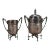 2 Piece Antique Footed Silver Plated Tea Set, Circa 1890 For Sale