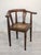 Art Nouveau Corner Oak Armchair with Raffia, 1920s For Sale - Image 15 of 15