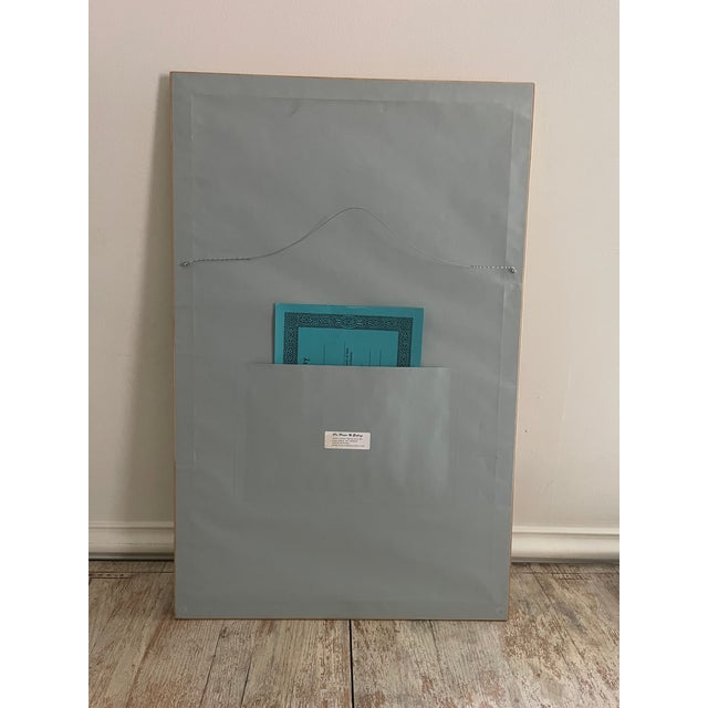 Original Artwork "Amen" by Herbert Mannie Pair African American Artist Coa 1998 Framed For Sale - Image 9 of 12