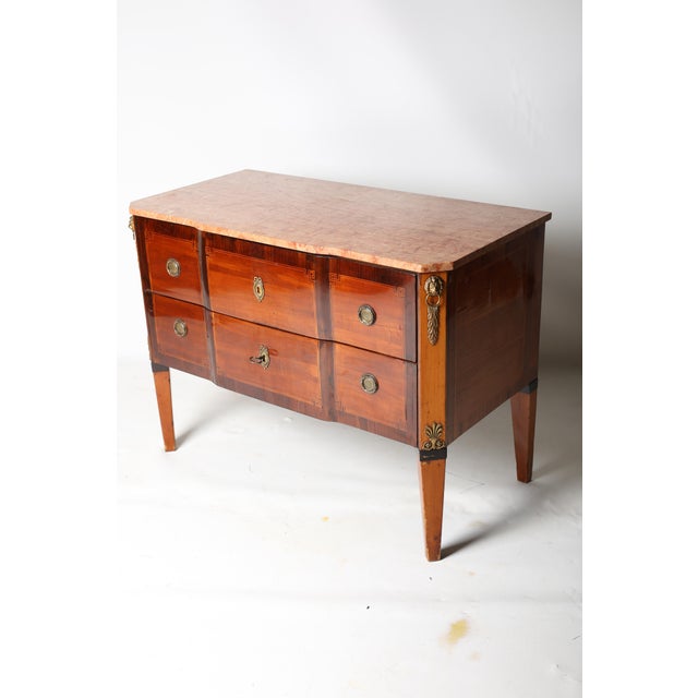 19th Century Empire Chest of Drawers in Pearwood, France, 1800 For Sale - Image 5 of 12
