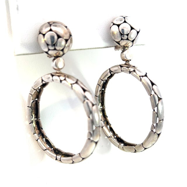 Authentic John Hardy Estate Earrings Silver JH104 DETAILS Style: Earrings Metal: Sterling Silver We try to present our...