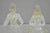 Mid-Century Modern Vintage Italian Murano Latticino & Gold Leaf Art Glass Male & Female Figure Pair For Sale - Image 3 of 11