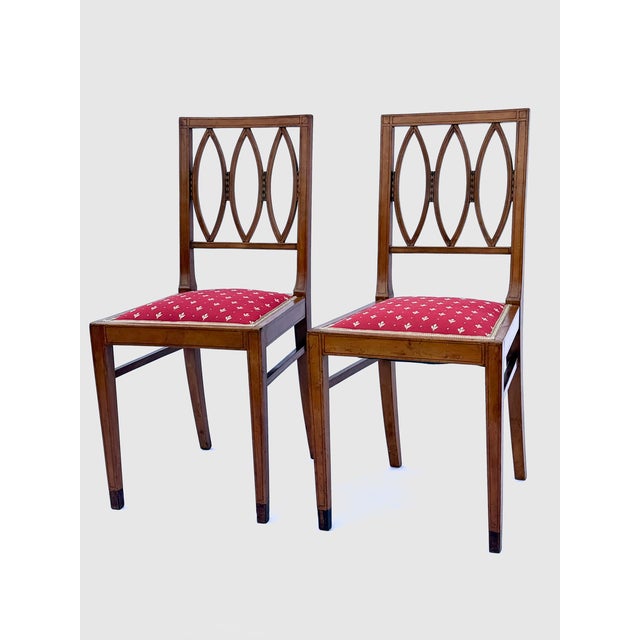 Jugendstil Chairs attributed to Bruno Paul, Germany, 1900s, Set of 2 For Sale - Image 4 of 18