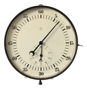 Large Wall-Mounted Stop Clock from Junghans, 1930s
