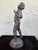 Figurative Antique Cast Metal Figure of a Young Boy in Ecstatic Pose, Early 20th Century For Sale - Image 3 of 9