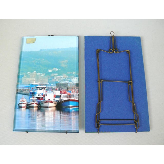 Metal Large Art Nouveau Pictures Frames With Original Faceted Glass Frames, Germany, 1890, Set of 2 For Sale - Image 7 of 18