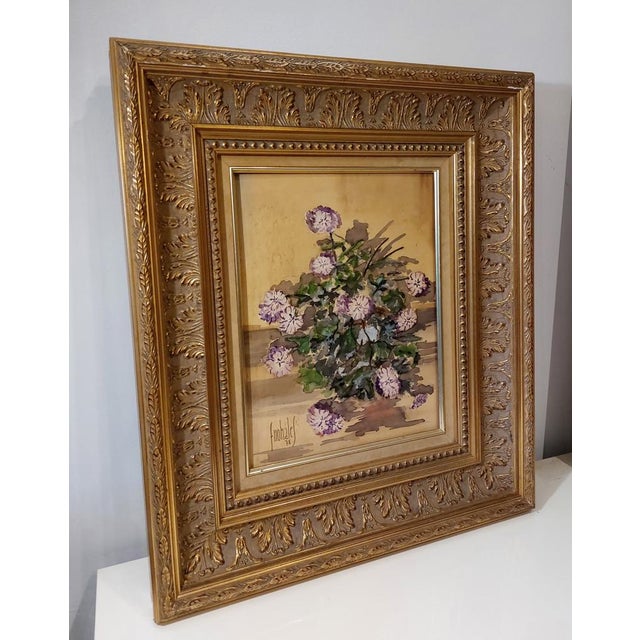 F. Nohales, Still Life, 1978, Oil on Canvas, Framed For Sale - Image 7 of 15