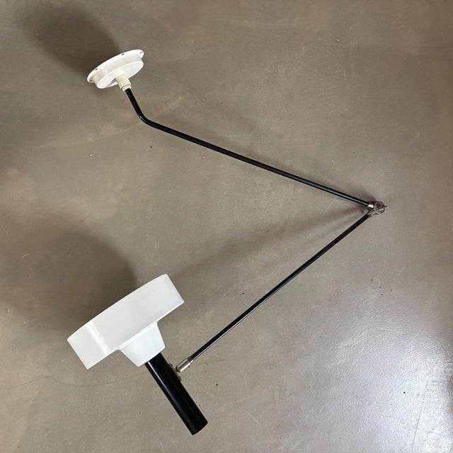 Spectacular and not easy to find modernist ceiling or wall lamp designed by willem hagoort, holland 1955. the lamp is...