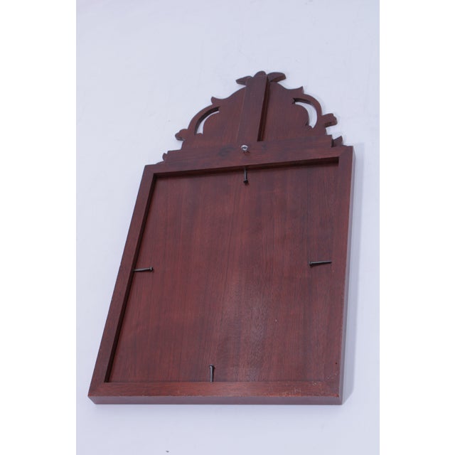 1980s Virginia Metalcrafters Old Sturbridge Village Chippendale Style Small Mirror For Sale - Image 10 of 12