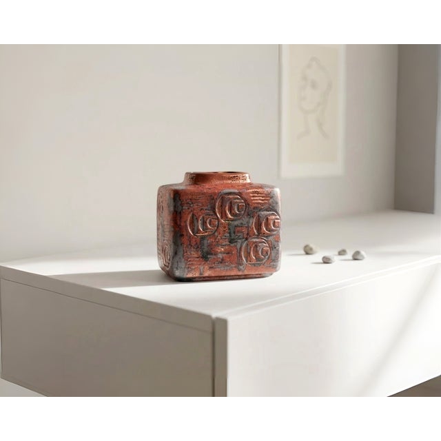 Brutalist Stoneware Ceramic Model 4003 Vase from Désirée, Denmark, 1960s For Sale - Image 3 of 16