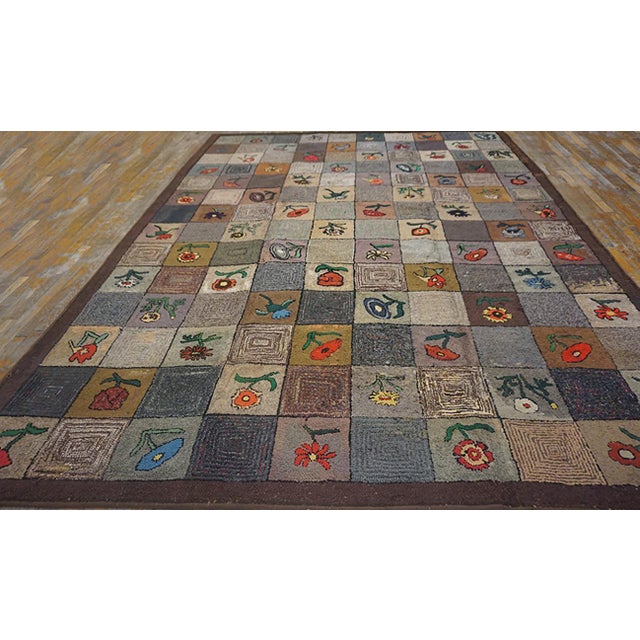 Early 20th Century American Hooked Rug