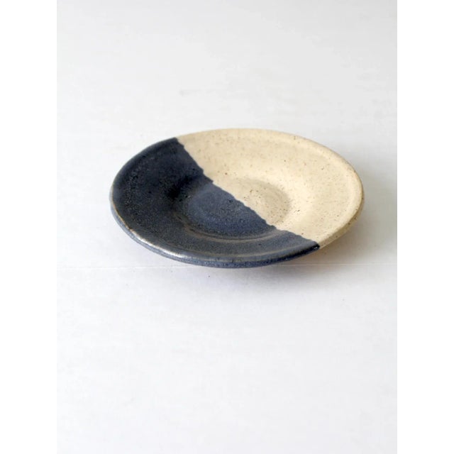 Contemporary Vintage Studio Pottery Plate For Sale - Image 3 of 8