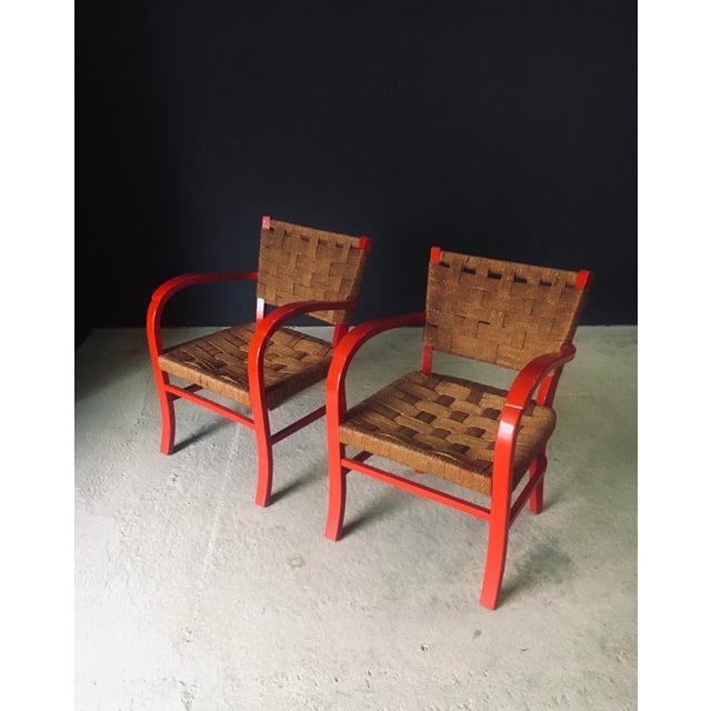 Mediterranean Armchairs, France, 1950s, Set of 2 For Sale - Image 3 of 18