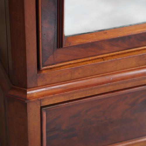 Louis-Philippe Mirrored Cabinet in Mahogany, 1860 For Sale - Image 18 of 18
