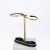 Mid-Century Symmetrical Umbrella Stand in Gold & Black, 1950s For Sale - Image 4 of 6