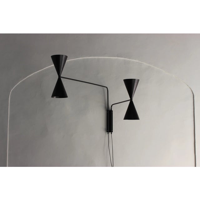 Bat Light with 2 Arms by Juanma Lizana For Sale - Image 4 of 16