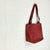 1996 Vintage Boho Chic Coach Soho Lafayette Red Leather Tote, F6h-4140. For Sale - Image 9 of 13
