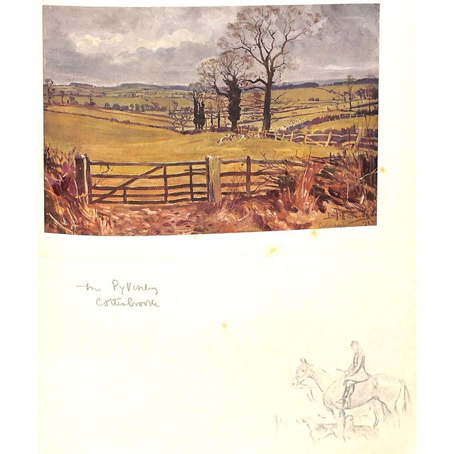 White "My Hunting Sketchbook" 1928 Edwards, Lionel For Sale - Image 8 of 13