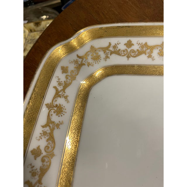 German Rectangular Porcelain Serving Dish, 1860s For Sale - Image 6 of 10