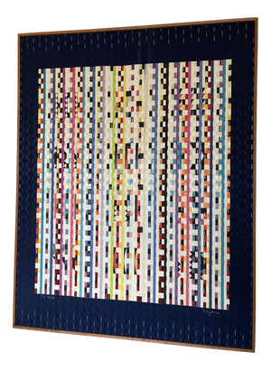 Silk Tapestry by Yaacov Agam, 1981