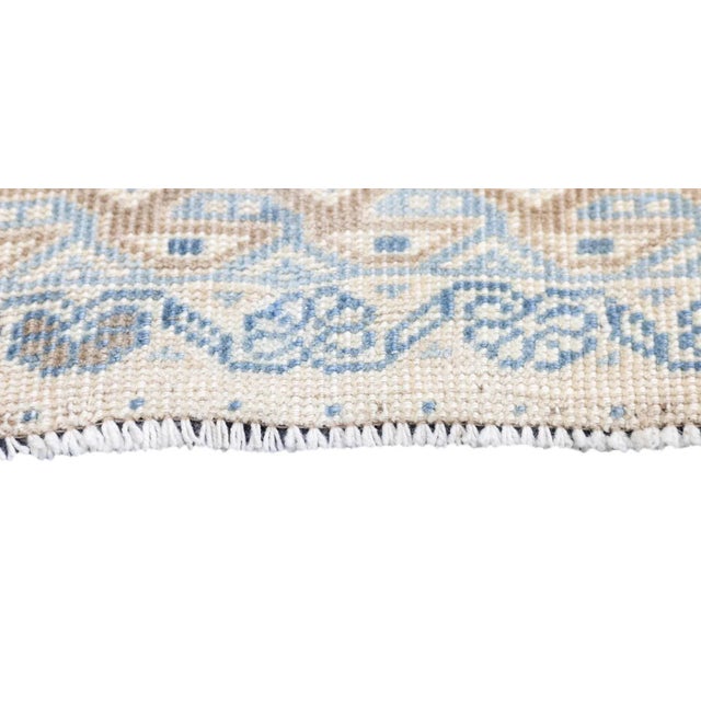 Blue Antique Turkish Rug 3'7'' x 4'10'' For Sale - Image 8 of 12