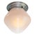 Vintage Art Deco Ceiling Lamp in Opaline Glass, 1920 For Sale - Image 4 of 6